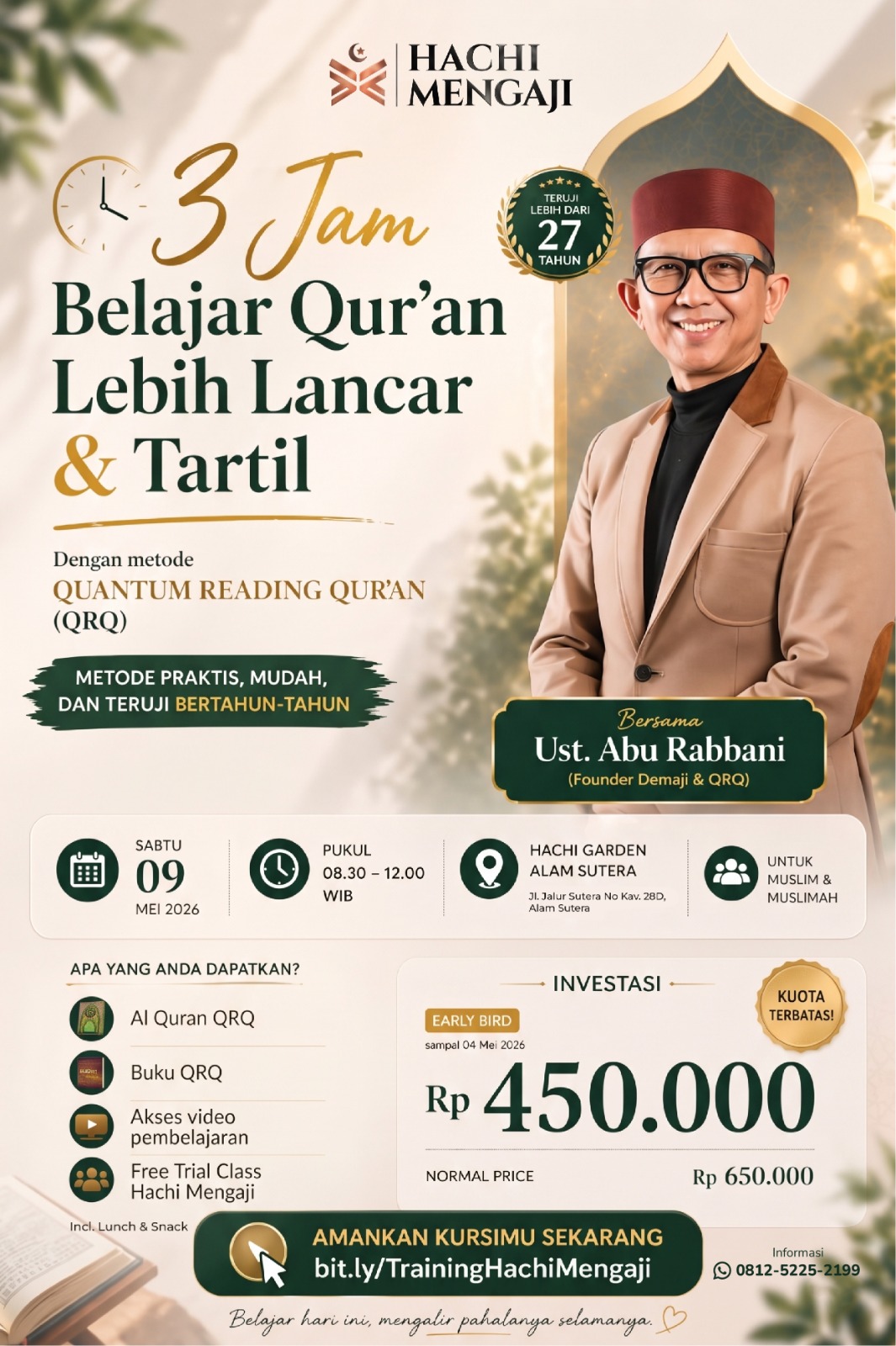 Workshop Spesial Tartil Cepat