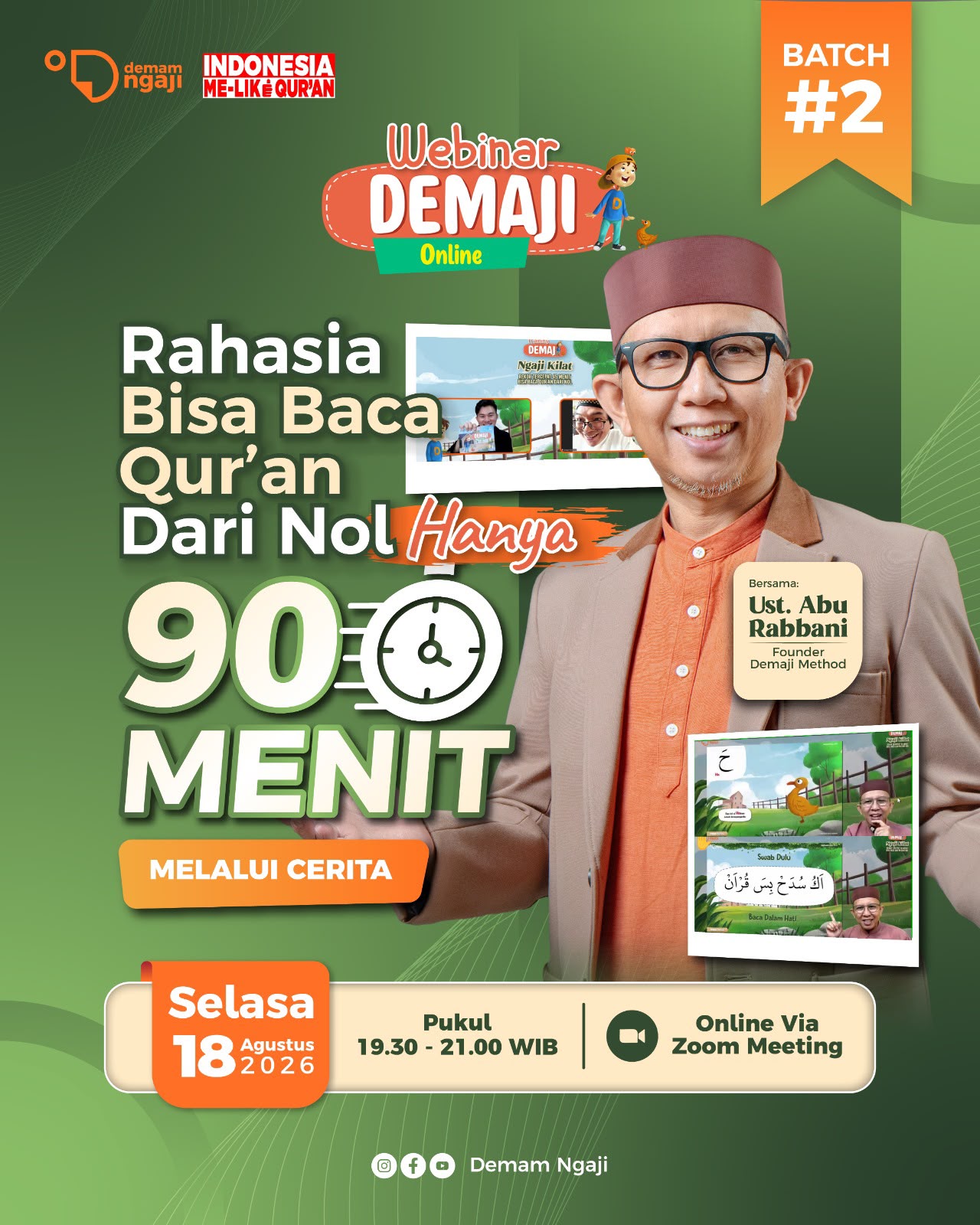 RAHASIA 90 Menit Bisa Baca Qur'an dari NOL